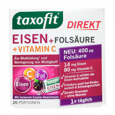 Таксофит железо   метафолин (фолиевая кислота) витамины гран. №20
